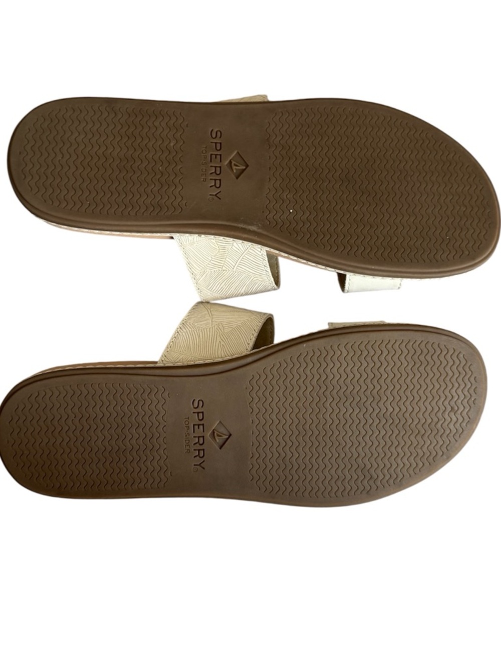 Sperry Waveside Plushwave Womens Tan Beach Walking Casual Slide Sandals - Picture 4 of 4